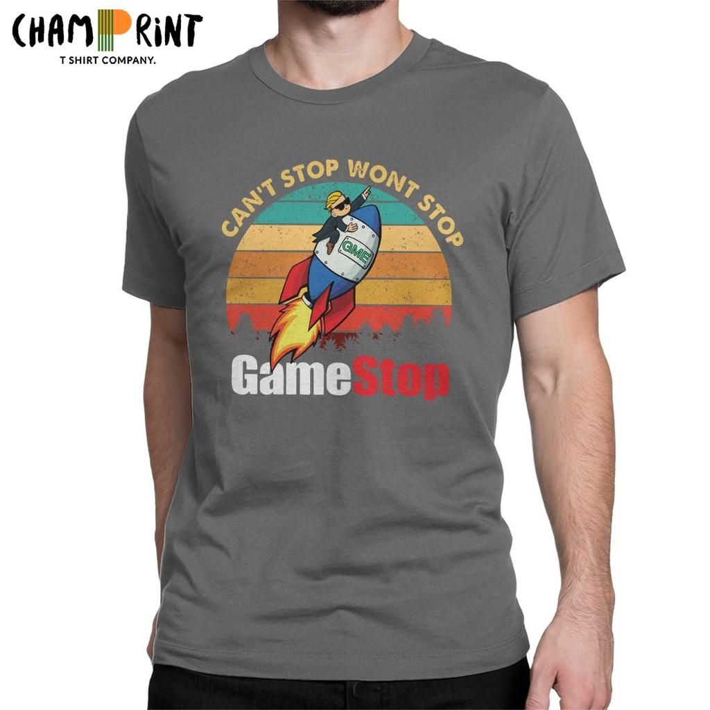 Gamestop Street Илон Маск Reddit Футболки Мужские Wallstreetbets Gme Wsb Футболка Акции Stonks