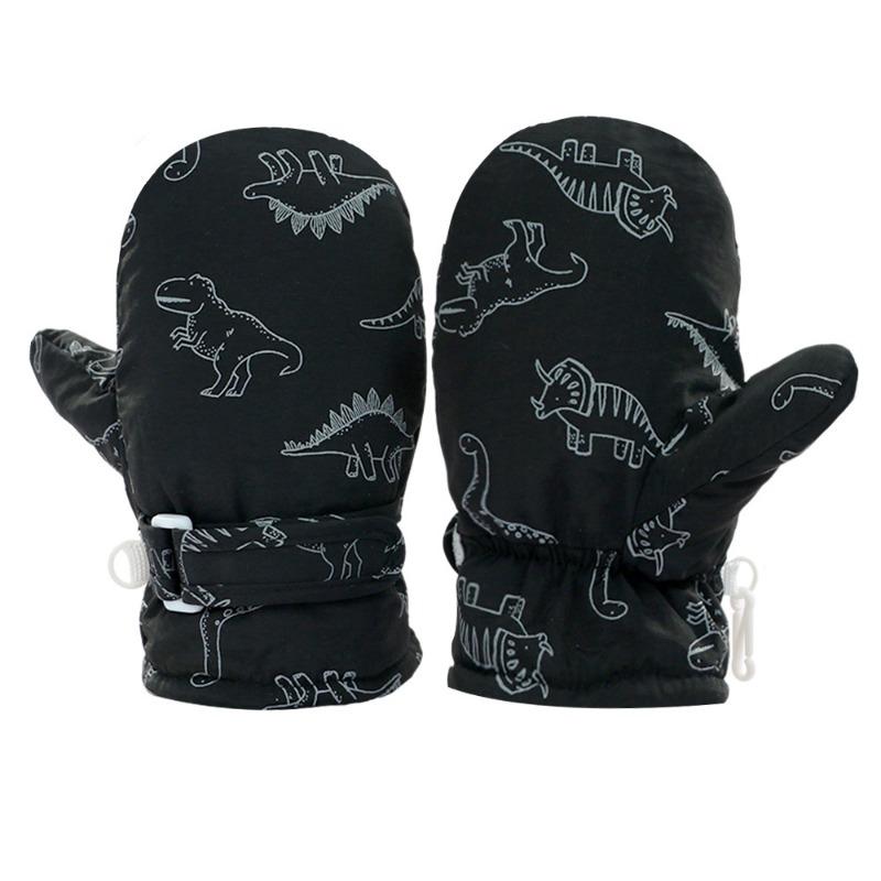 Зимние перчатки для детей на флисовой подкладке для младенцев от 6 месяцев до 10 лет. Термальные, для снега, лыж, водонепроницаемые, для зимних игр на открытом воздухе.