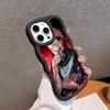 Чехол для мобильного телефона Jujutsu Kaisen Сукуна для iPhone 17 16 15 14 13 12 11 Air Pro Max Plus Цветной ТПУ чехол с волнистым краем для мобильных телефонов