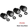 4Pcs/Set UK Tire Valve Caps Universal Fits All Cars Trucks SUV Bike Bicycle Motorcycle Car Aluminum Alloy Tyre Valve Dust Covers Stem Caps1
