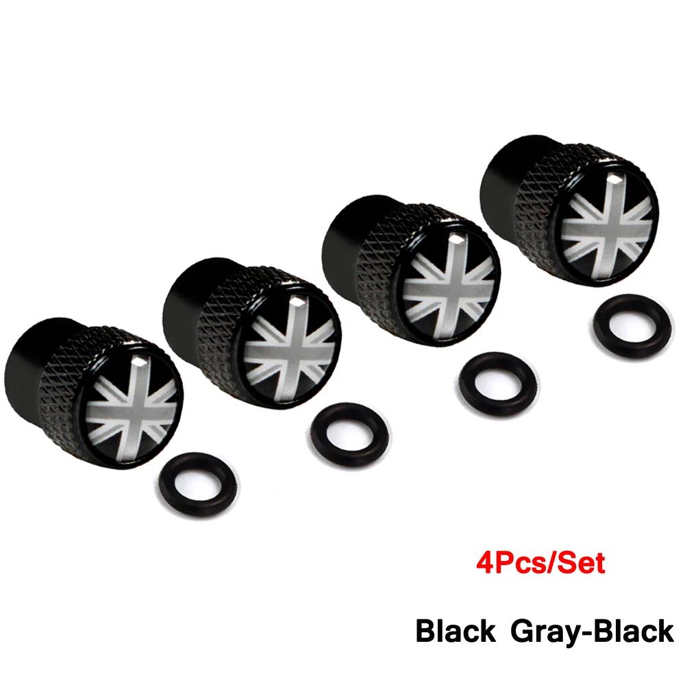 4Pcs/Set UK Tire Valve Caps Universal Fits All Cars Trucks SUV Bike Bicycle Motorcycle Car Aluminum Alloy Tyre Valve Dust Covers Stem Caps1