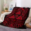 1pc Triforce Symbol flannel Blanket for Super Soft Cute Comfort Blanket for Travel Bedding Couch Sofa Blanket Y82556