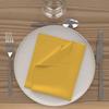 Set of 3 Napkins 40x40 Cm ALIX Radiant Yellow, by Soleil d'Ocre
