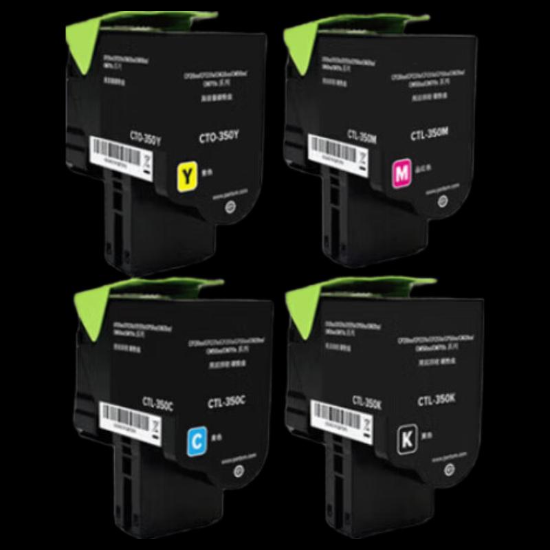Gezhige Standard Capacity Compatible Toner Cartridge 4-Color Set for Pantum Printers