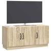 TV Cabinet in Sonoma Oak 99 x 34.5 x 47 cm Particleboard