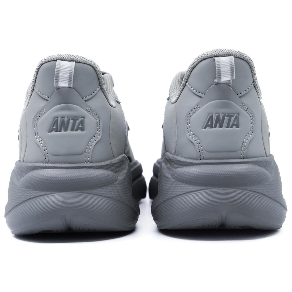 Anta Chao Bai Max удобные модные нескользящие износостойкие легкие повседневные туфли с низким верхом женские повседневные туфли серые 122518841R-2