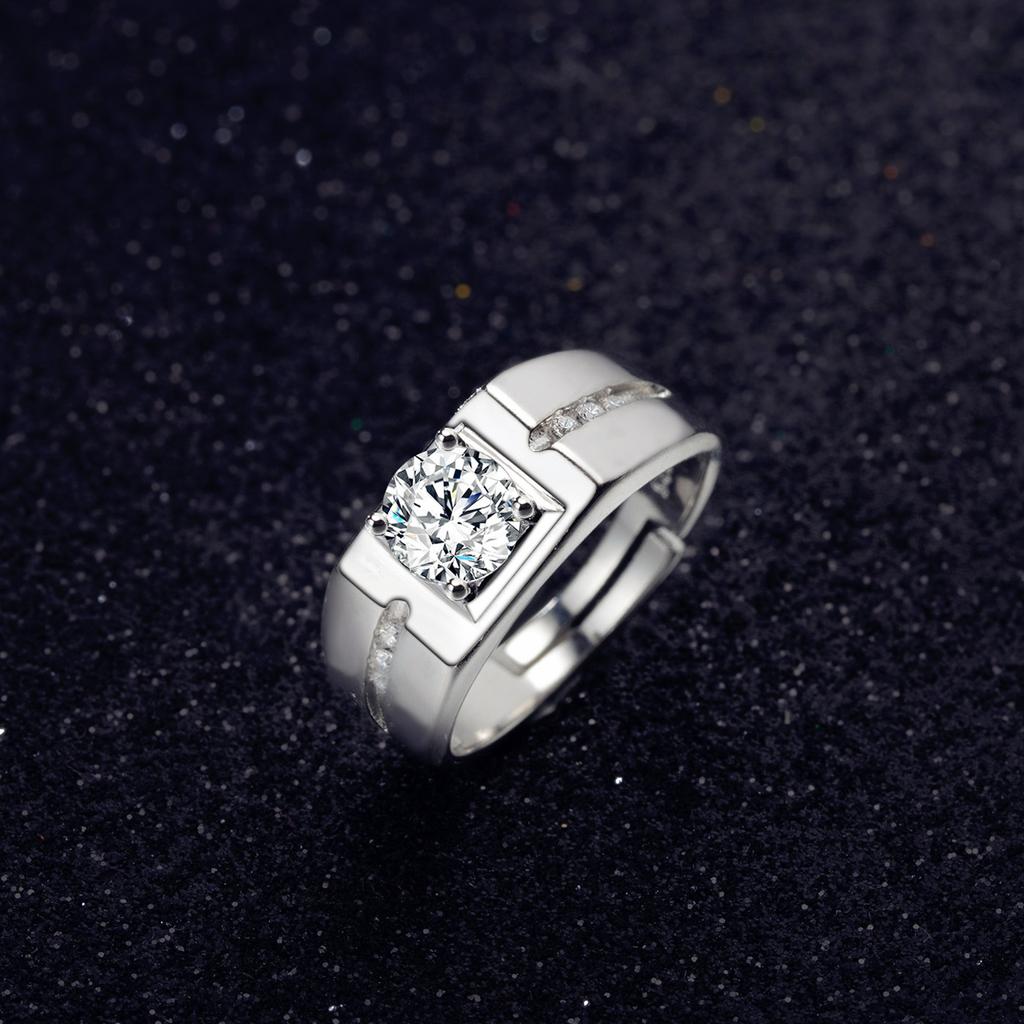 Sace Gems Роскошный медный сплав циркон обручальное кольцо мужчины ювелирные изделия подарок