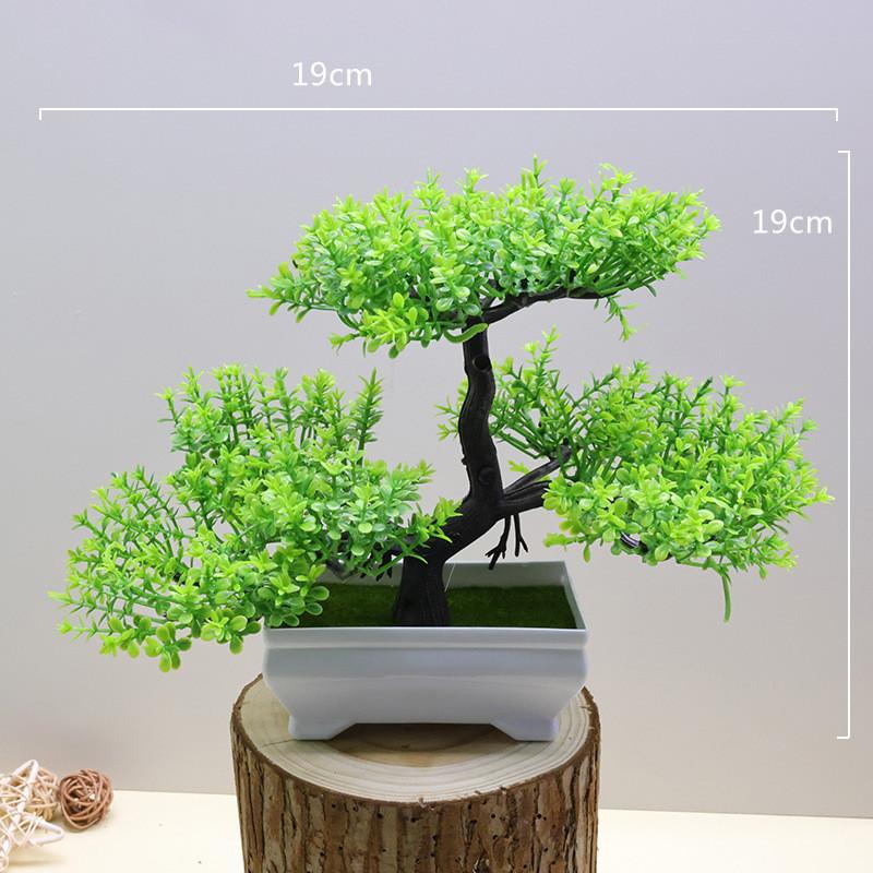 Пластиковое декоративное растение бонсай для помещения с реалистичным дизайном