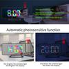 Digital Backlight Desk Alarm Clock with Projector Feature