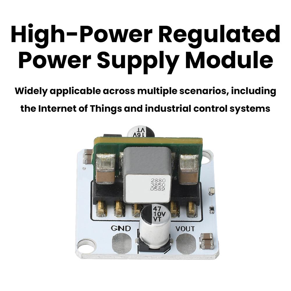10A Mini DC-DC Buck Converter 9-14V to 5V/4.2V/3.3V Output IoT Regulated Step-down Power Supply Module with Overload Protection