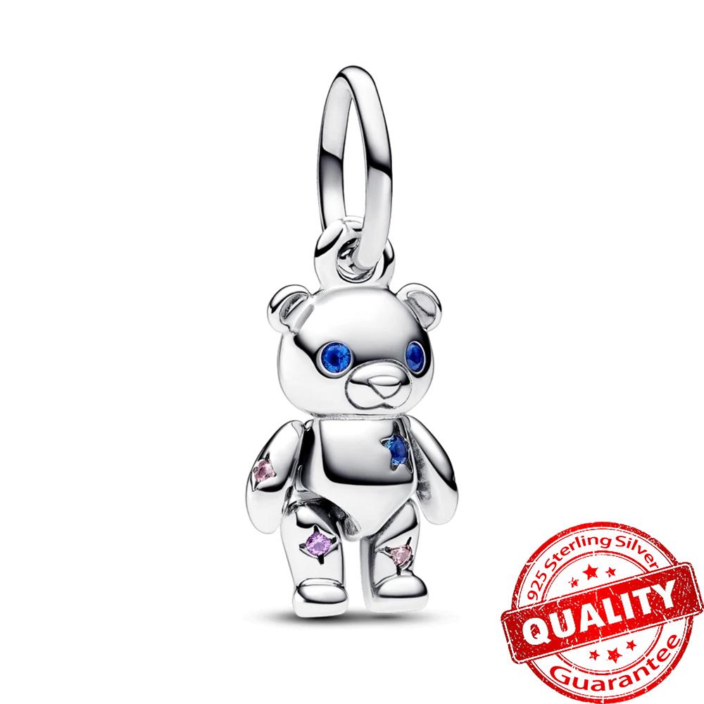 Медные носки-мышки и бусины-снежинки и подвеска-олень Подходит для браслета Хэллоуин Рождественский кулон Подарки