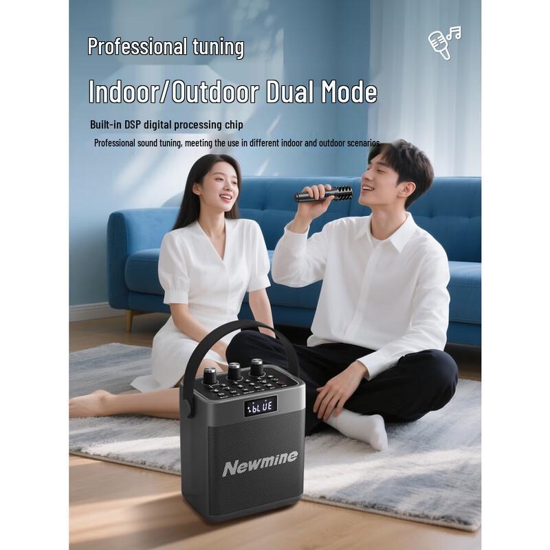 Newmine K519 Portable Bluetooth Karaoke Speaker