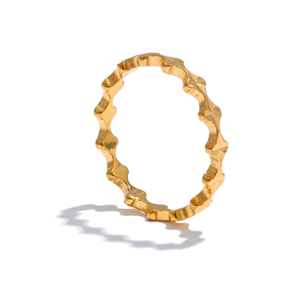 Eetit Минималистское тонкое геометрическое кольцо из нержавеющей стали золотого и серебряного цвета, модные универсальные повседневные ювелирные аксессуары