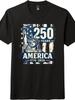 Футболка 250 лет США | Дизайн 'Свобода 1776-2026' | Унисекс, Винтажный Хлопок