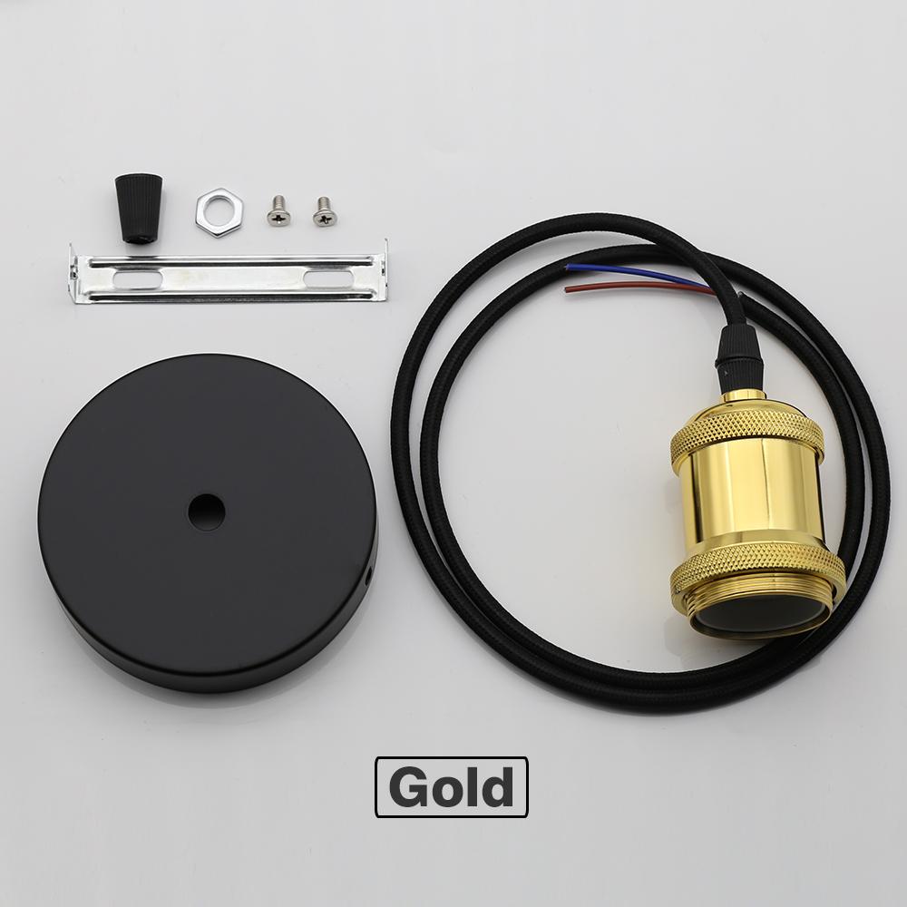 Современные алюминиевые подвесные светильники E27, патрон для лампы 110 В 220 В, светодиодные лампы накаливания, винтажные ретро лампы Эдисона, декор, подвесные