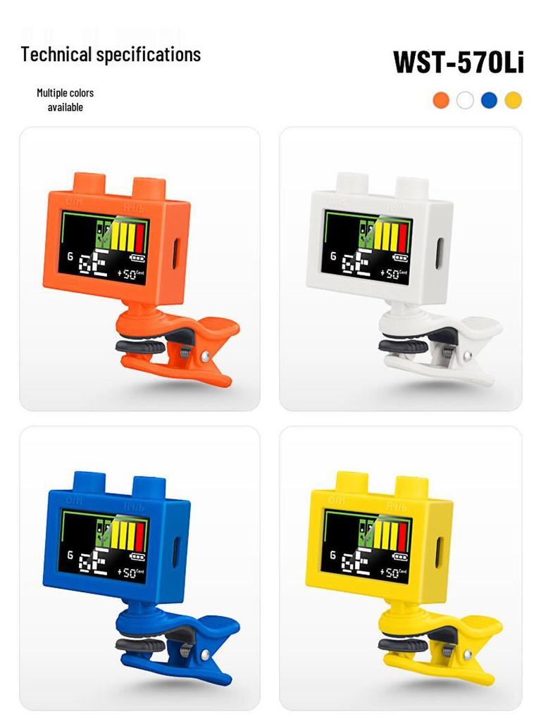 Little Angel WST-570Li Electronic Tuner for Guitar, Bass, and Ukulele