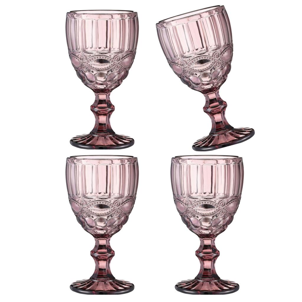 Набор из 4 элегантных бокалов для шампанского с тиснением, свадебная стеклянная посуда, бокалы для вина, чашки, посуда для напитков для торжества