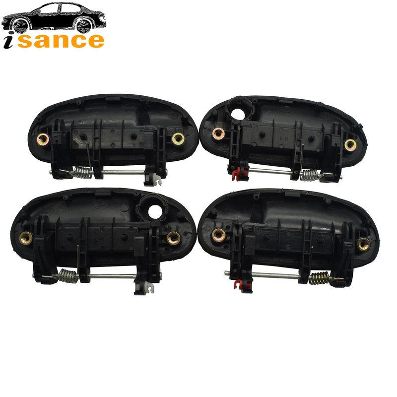 Новая черная передняя задняя левая правая внешняя ручка двери для Daewoo Lanos 1995-2002 96226249 96226250 96226329 96226330