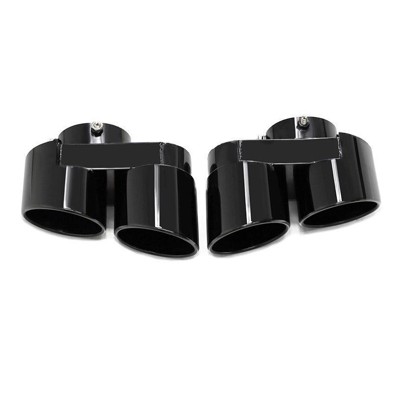 Stainless Steel Quad Exhaust Tip for BMW X5/X6 Tailpipe Muffler Modification