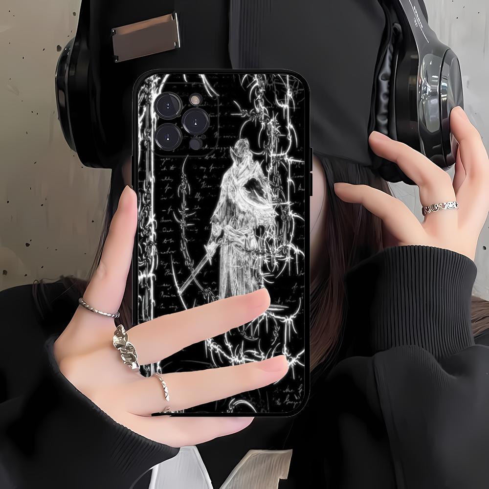Gothic Girl Sculpture Retro Phone Case Silicone Soft for iphone 16 15 14 13 12 11 Pro Mini XS MAX Plus X Cover