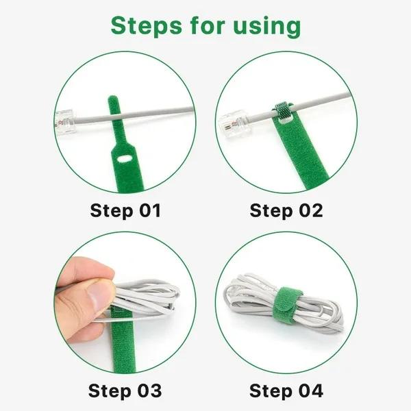 30 шт. съемные кабельные стяжки, пластиковые крепления, многоразовые кабельные стяжки, нейлоновая упаковка, связка на молнии, бандажная стяжка