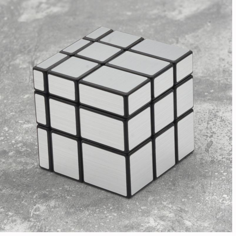 Пазл Mirror Speed Magic Cube 3X3 для детей и взрослых, серебро