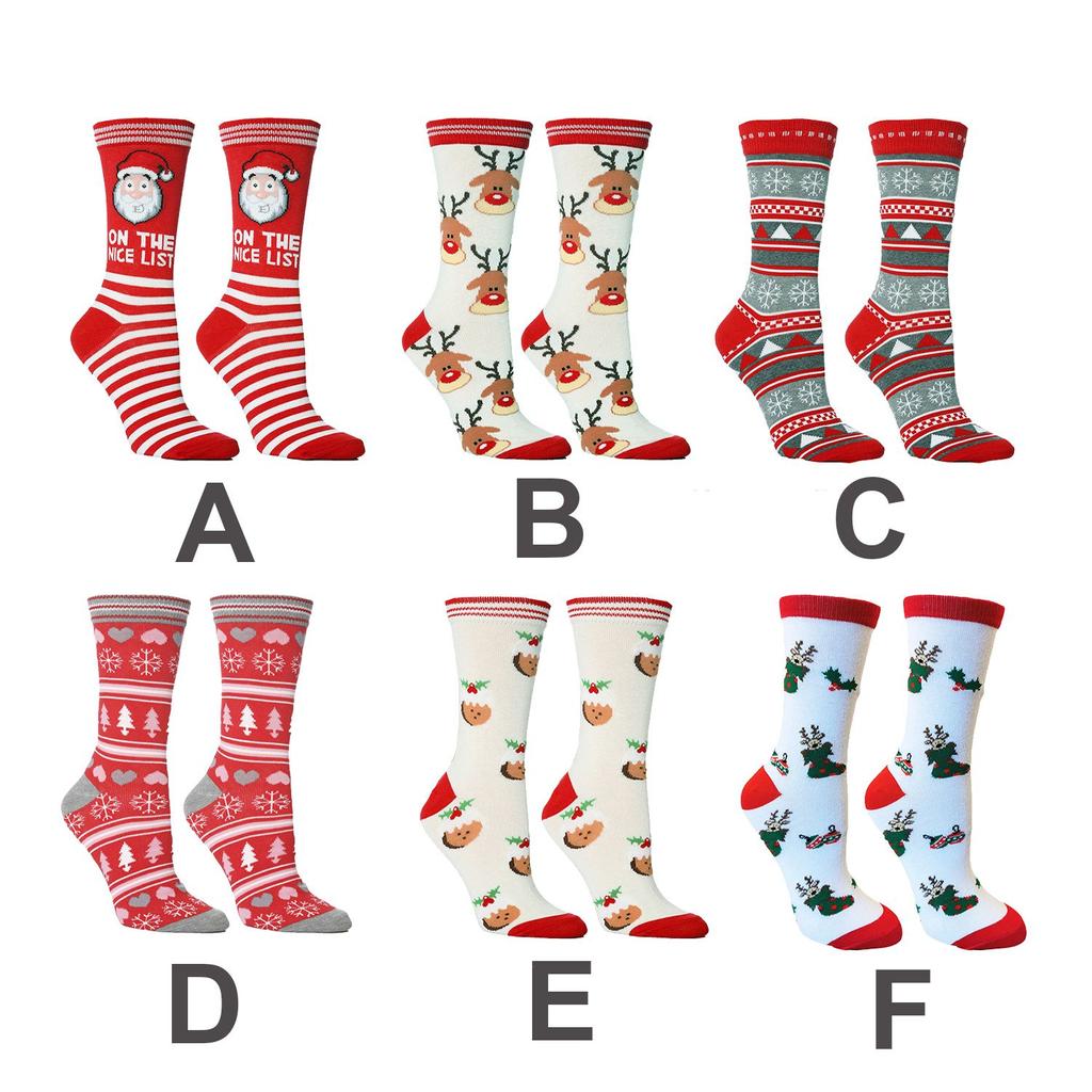 Thickness Novelty Xmas Funny Socks Man Woman Lady Santa Stockings Christmas Socks Santa Claus