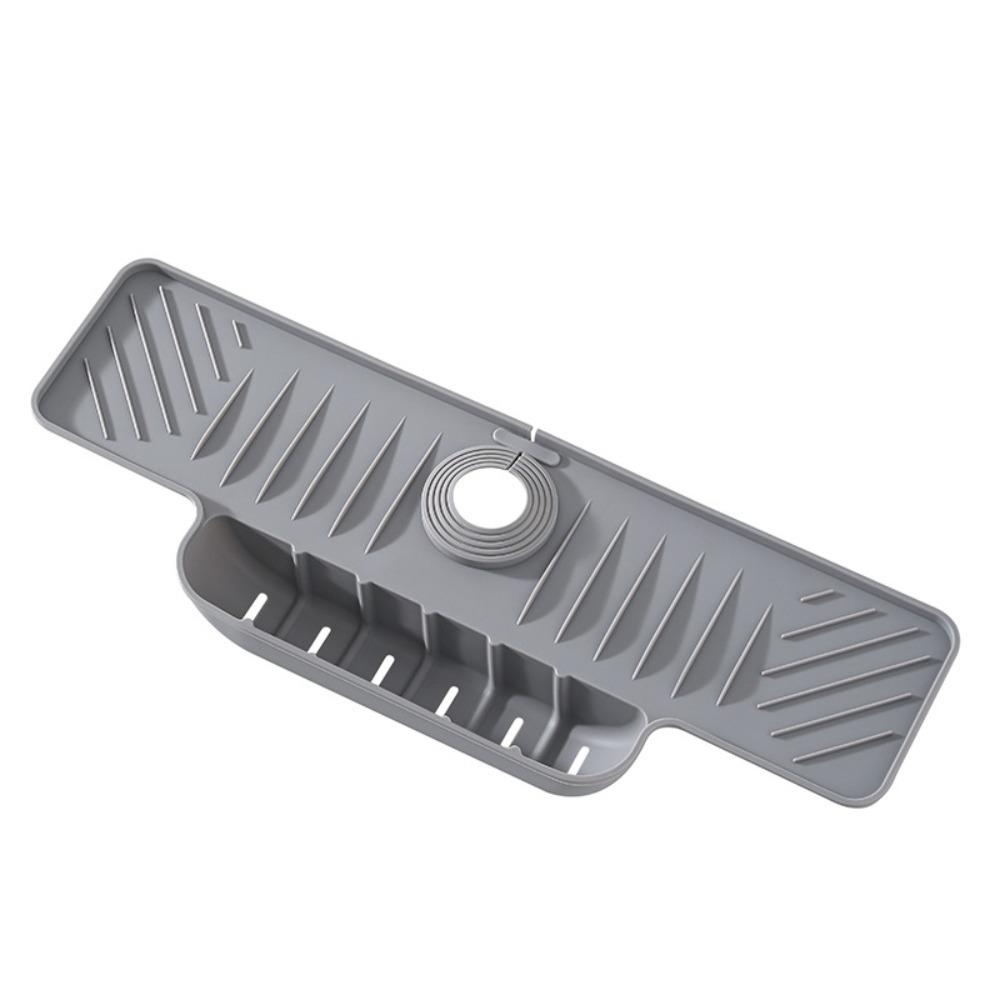 Силиконовый коврик для кухонного смесителя, брызгозащитный держатель для губки для раковины, новый лоток для сбора воды со смесителя, ванная комната