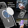 Прозрачный Мягкий Чехол Для Телефона Для iPhone 17 Pro Max Air 13 12 Mini 14 15 Plus 11 16 Pro Для Magsafe Беспроводной Зарядки Магнитная Крышка