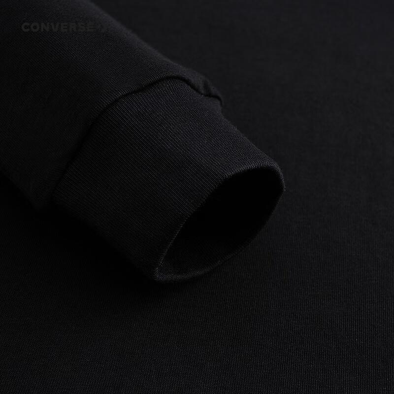 Converse Детская хлопковая футболка с двусторонним принтом, с длинным рукавом