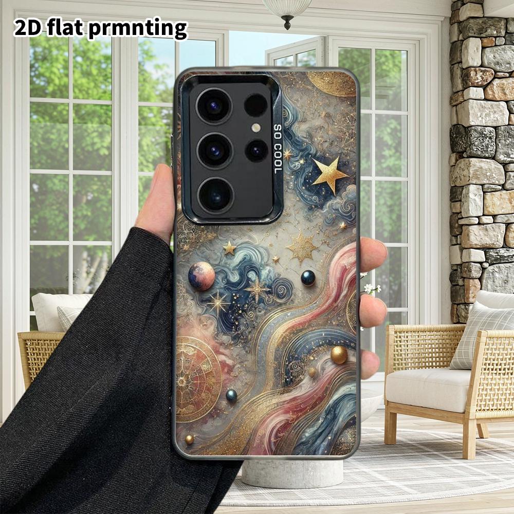 Чехол для телефона: 2D Плоский Защитный Чехол для Samsung Galaxy A34 A35 M05 M06 S20 S22 S21 FE Plus 5G, Стиль для Пары, Художественный Дизайн, Рождественский и Хэллоуинский Подарок