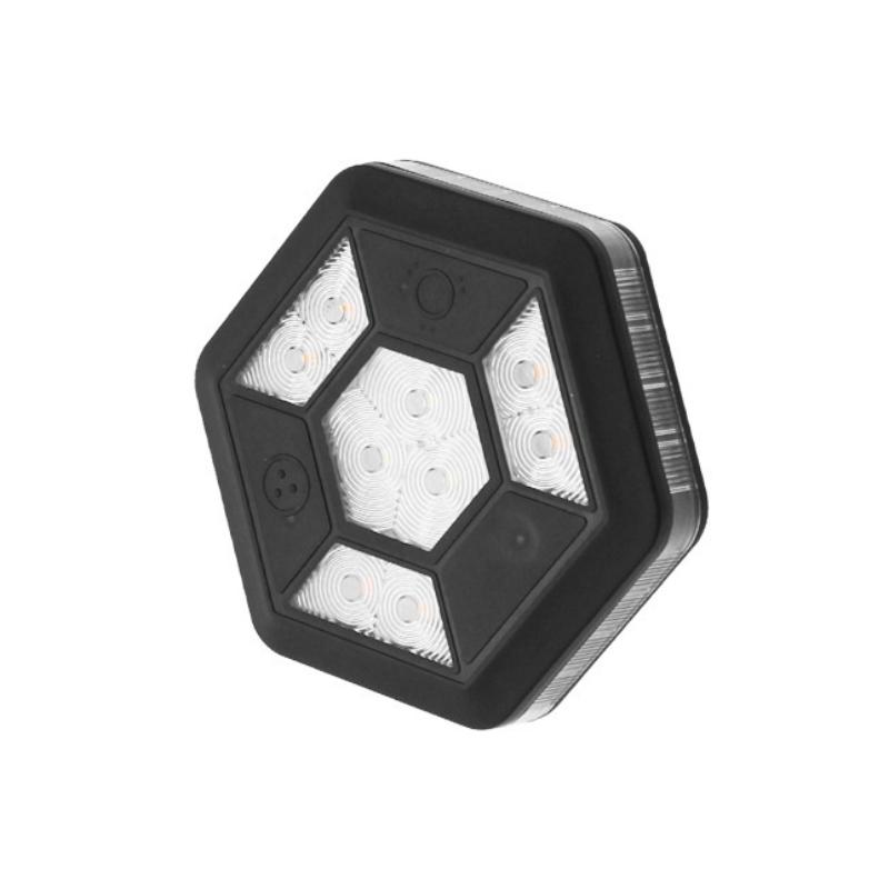 Автомобильный вращающийся светодиодный магнитный сигнальный фонарь мигающий перезаряжаемый желтый белый безопасность дорожного движения вспышка сигнальный фонарь безопасности автомобиля инструмент