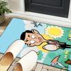 Mr. Bean's Adventure Office Rug Chair Mat, Game Carpet, Suitable for Front Door, Bedroom, Living Room, Desk, Holiday Gift