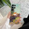 Чехол для телефона Van Gogh Миндальные цветы Подсолнух Звездная ночь Для Samsung Galaxy S25 S24 S23 S21 Ultra S20 FE S22 Plus A55 5G Прозрачная крышка