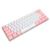 Игровая клавиатура USB 61 клавиша Контрастная цветная подсветка RGB Разделение клавиш Механическая проводная клавиатура