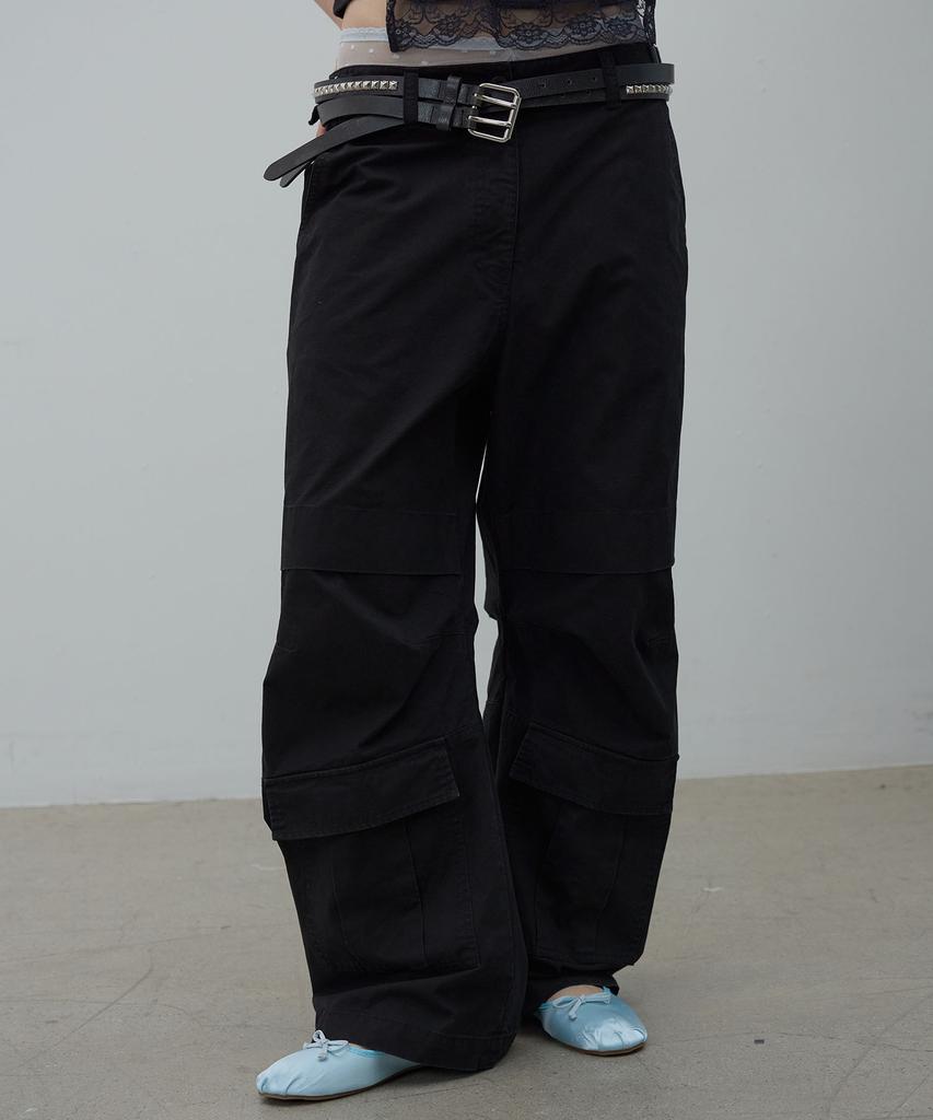 LCDC™ Low Pocket Cargo Pants (Black)