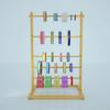Ribbon Organizer 5 Layer Wire Spool Display Shelf Metal Rack for Cake Shop Sewing Craft Room