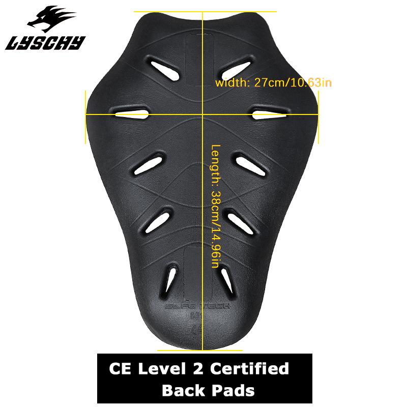 CE 1-2 Level Motorcycle Back Protector Jackets Insert Back Protector Armor Motorbike Bike Riding Protection Pads Spine Anti-fall