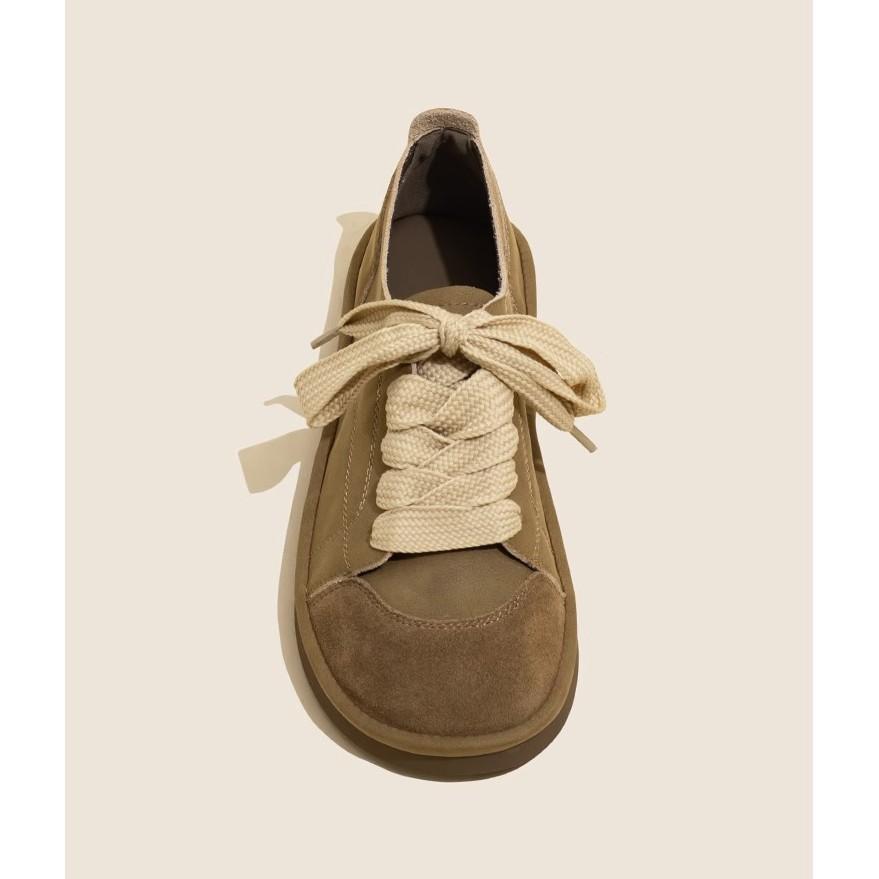 2024 Новые женские туфли на плоской подошве класса люкс от бренда Mori, женские туфли на плоской подошве в стиле ретро с круглым широким носком, симпатичные босоножки для девочек