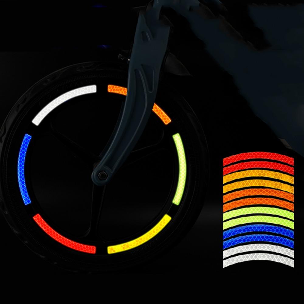 accessories Originality Motorcycle Tyre Warning Stickers Decorative Strips Hub Reflective Sticker