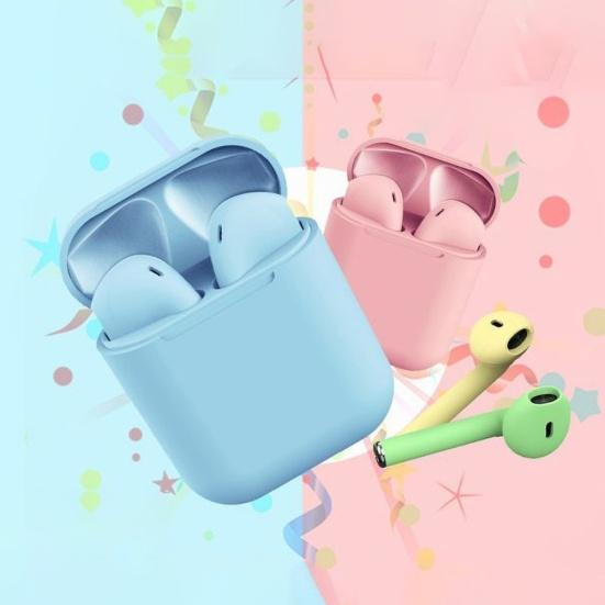 InPods12 Macaron Беспроводные Bluetooth-совместимые 5.0 сенсорное управление спортивные наушники вкладыши
