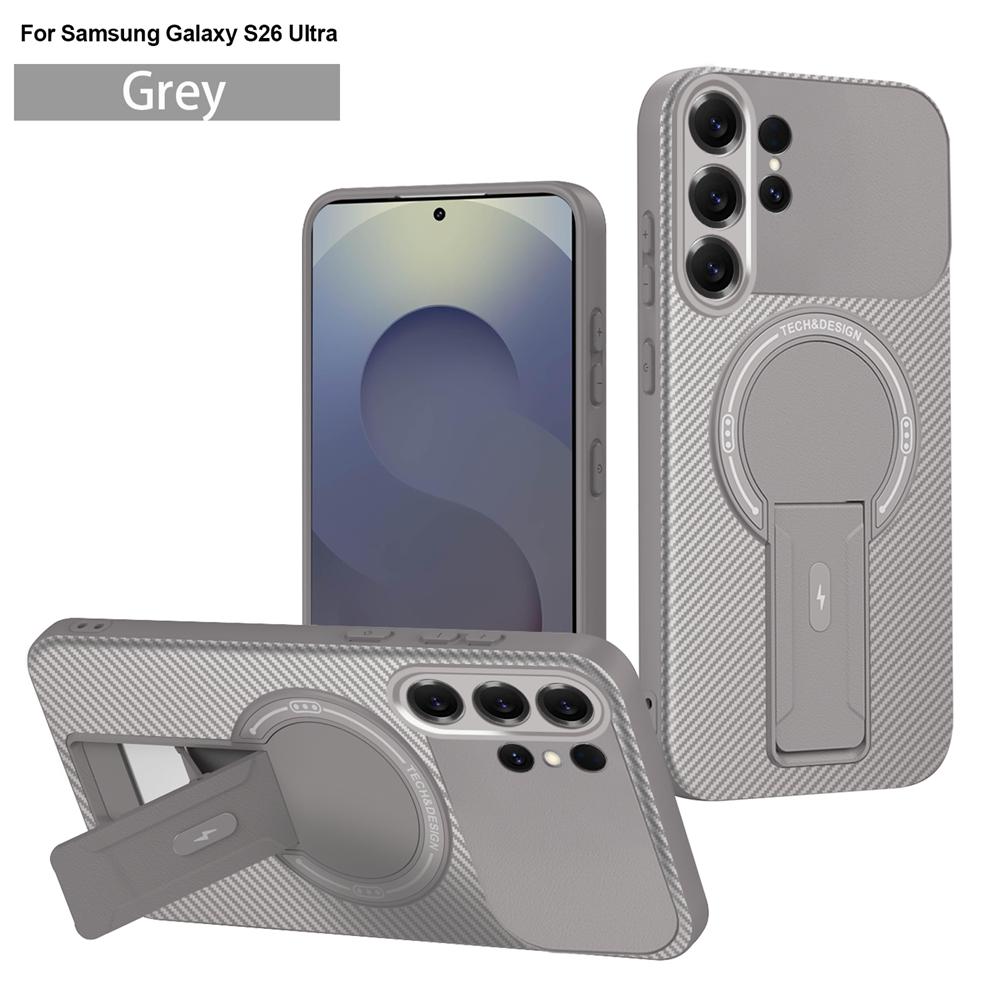 Магнитный Броневой Держатель Чехол Для Samsung Galaxy S26 Ultra S25 Edge S24 FE S23 S22 5G Для Magsafe Беспроводной Зарядный Чехол