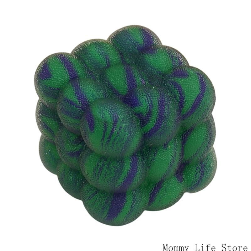 Portable Desk Squeeze Stress Relief Toy With Textured Grip And Colorful Pattern For Office Pauses, Commutes, And Daily Hand Play