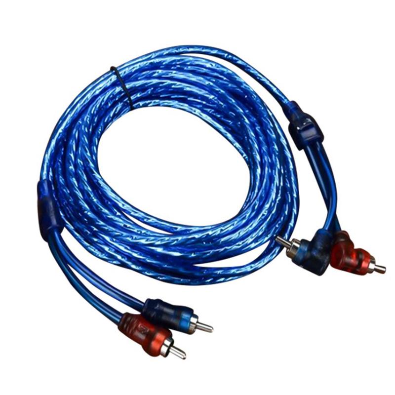 4,5 м автомобильный аудио сабвуфер усилитель усилитель Rca монтажные провода автомобильный кабель динамики