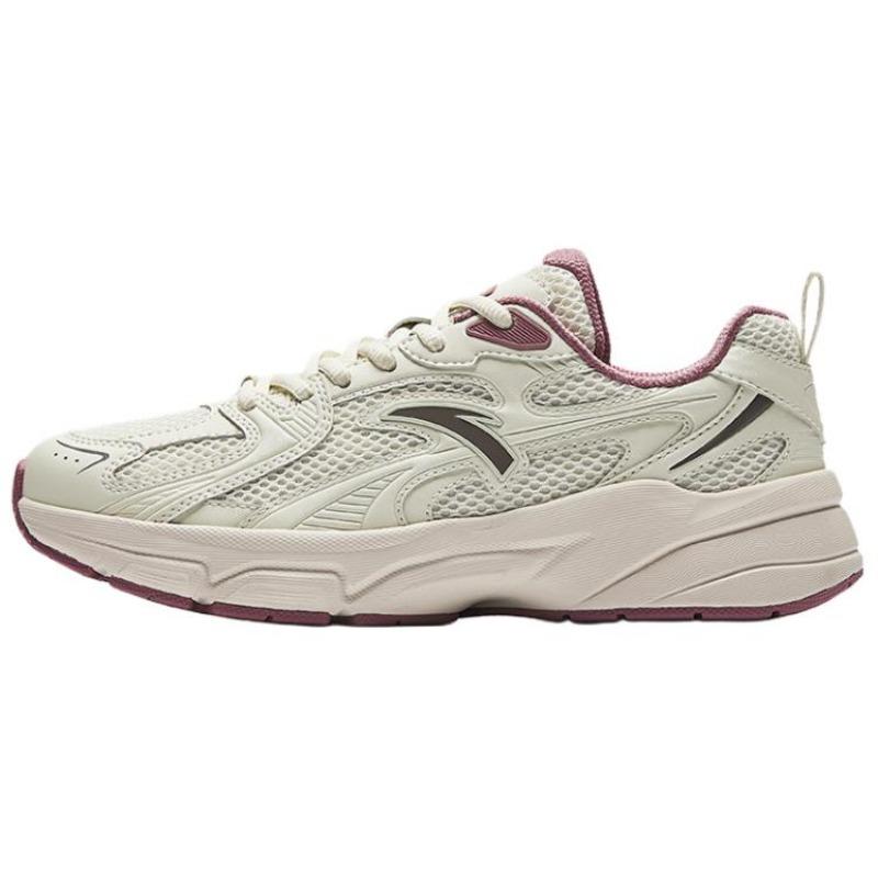 Anta Women Life Series AT803 Retro Low Casual Shoes Enamel Gray 922538822-5