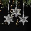 DIY Transparent Icicle Ornaments Acrylic Xmas Tree Ornaments  Merry Christmas Decor