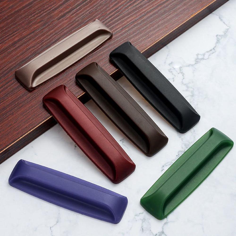 Bar Shape with Back Glue Wardrobe Decor Dresser Knob Paste Handles Furniture Hardware Drawer Knobs