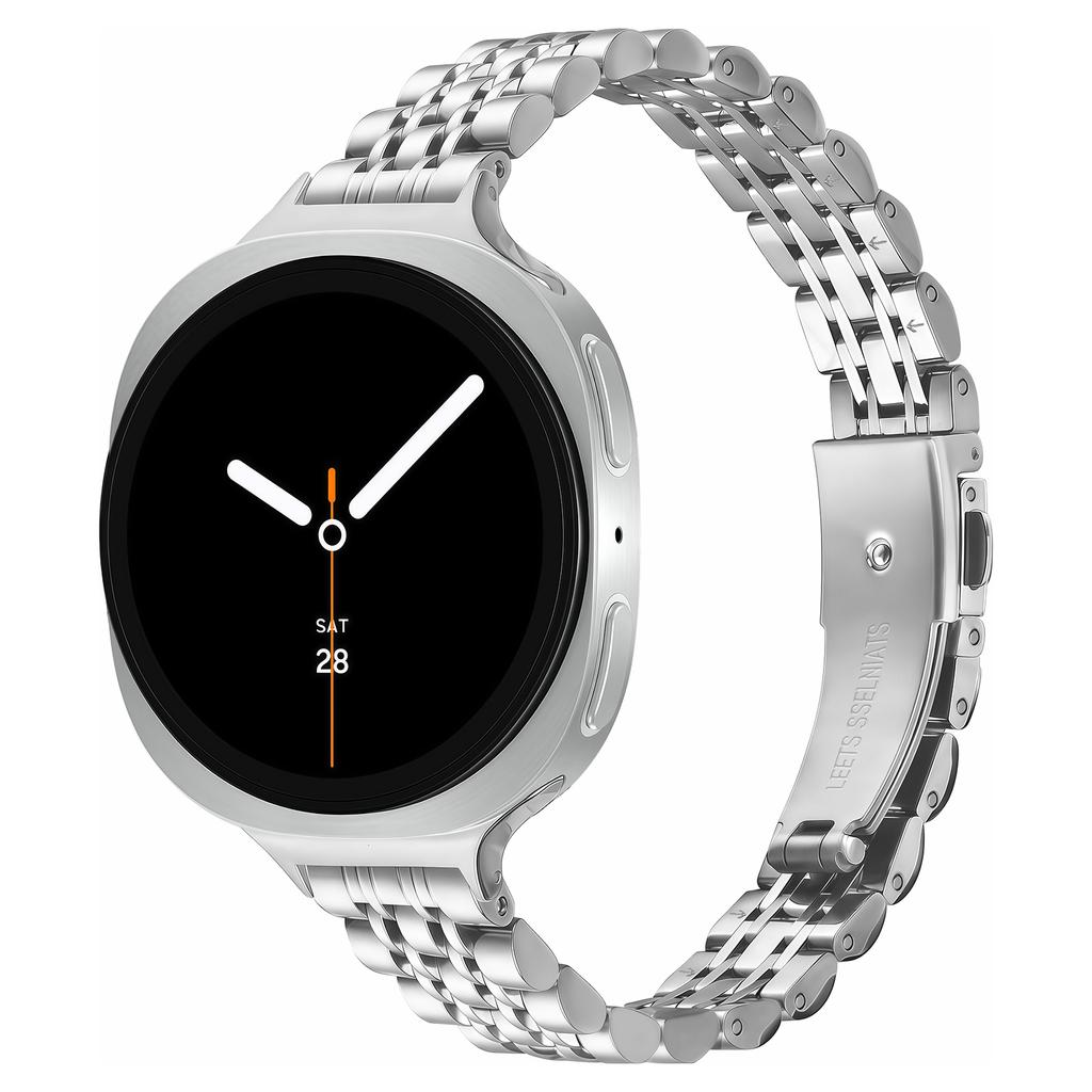 Slim band For Samsung Galaxy Watch 8 strap 44mm 40mm Accessories Metal Stainless steel Bracelet correa Galaxy Watch 8 classic 46