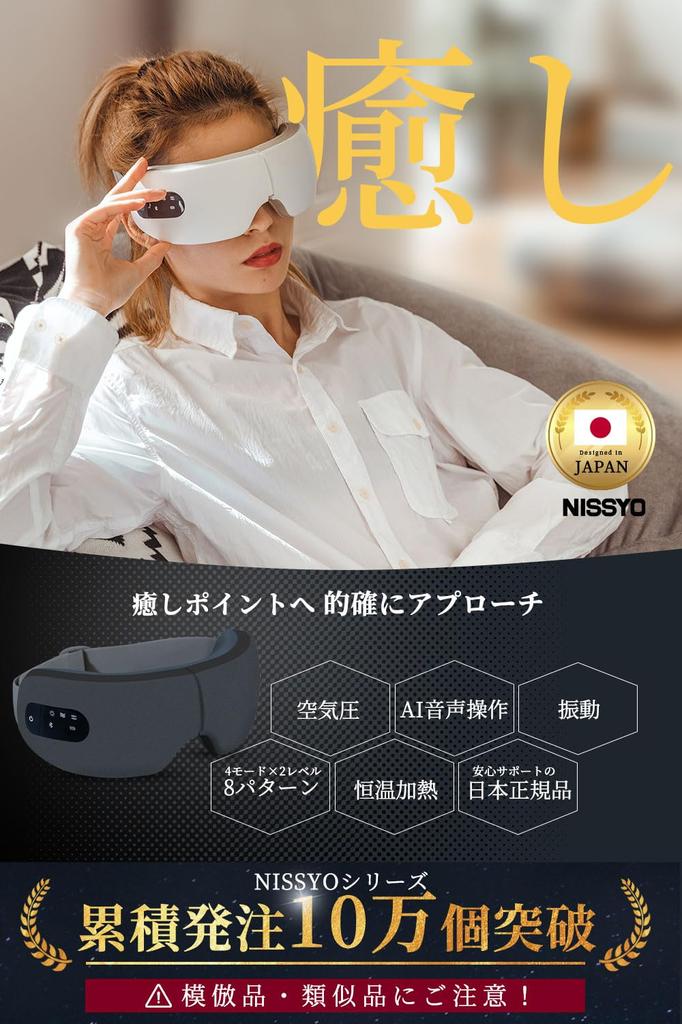 NISSYO новый подлинный японский ИИ-аппарат для лечения глаз с помощью графена и генерации тепла. Салон красоты для глаз. Уход за глазами. Маска для глаз. Уход за глазами. Утеплитель для глаз. Управление голосом с помощью ИИ.