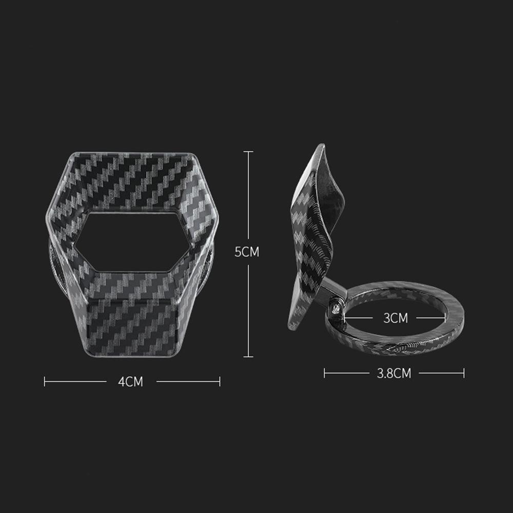 Крышка кнопки запуска двигателя автомобиля, стоп-переключателя, декоративные автомобильные аксессуары, кнопочный липкий чехол для салона автомобиля, Стайлинг автомобиля